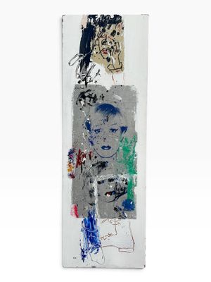 an image of a piece of art with a child on it