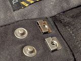 a close up of a label on the back of a pants