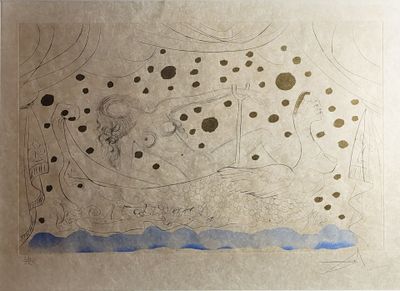 an image of a drawing of a person laying down on the ground