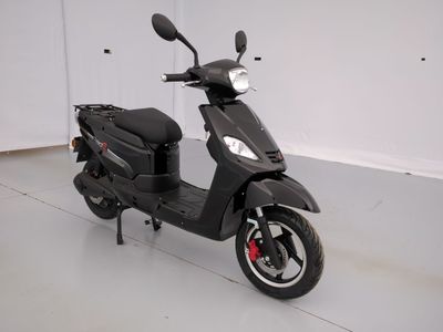 un scooter garé dans une pièce