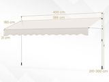 dimensions de la table de jardin