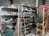 a garage filled with lots of tools and supplies