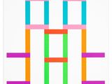 an image of a piece of paper with colorful squares on it