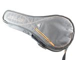 an image of a close up of a guitar case on a white background