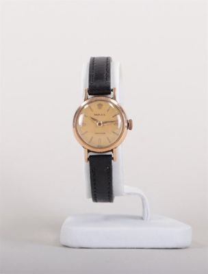 Montre de dame Rolex Precision en or jaune, avec bulletin d'…