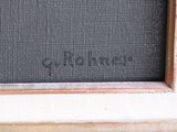 an image of a close up of a painting on a wall