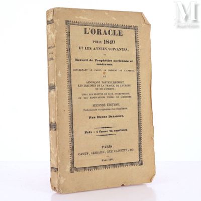 DUJARDIN (Henri) - L'Oracle pour 1840