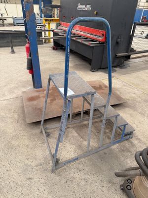 an image of a metal work platform in a factory