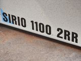 a close up of a sign on the side of a boat