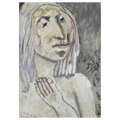 une image d'une peinture représentant une femme aux cheveux longs