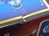 a box with a picture of a space ship on it