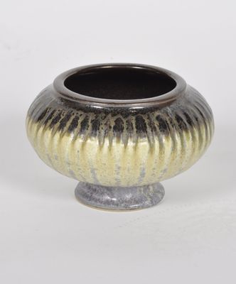 Daniel de MONTMOLLIN, signé "Taize" : Vase ou coupelle en gr… - Photo 1