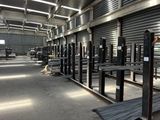a large warehouse filled with lots of metal items