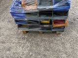 a pallet full of books sitting on the street