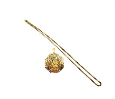 Pendentif Bouddha Plaqué Or 750/000 - Taille 23x10mm - Poinçonné & Garanti - Neuf
