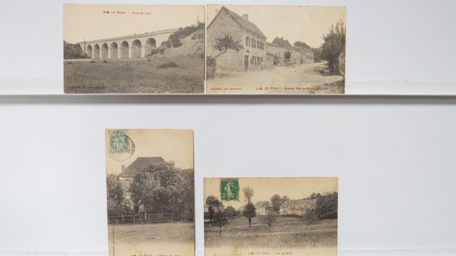 La Villetelle : Les Poux. Lot de 4cpa : Dumousset A 62 (rare), 66...