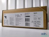 a box with a price label on it sitting on a table
