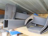 several pieces of metal are stacked on top of each other