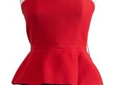 a red pepo top on a mannequin mannequin mannequin mannequin mannequin mannequin mannequin mannequin mann