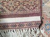 an image of a close up of a rug on the floor