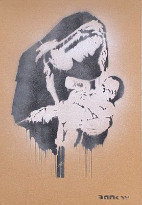 BANKSY (D'après) (1974) Weston Super Mare, 2015 - Souvenir d…