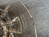 a glass plate with a broken glass on top of it