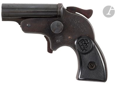 a close up of a gun on a white background with a white background
