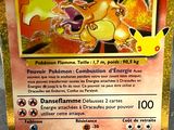 a close up of a pokemon card on a table