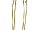 Collier à double rangée plaqué or avec fermoir