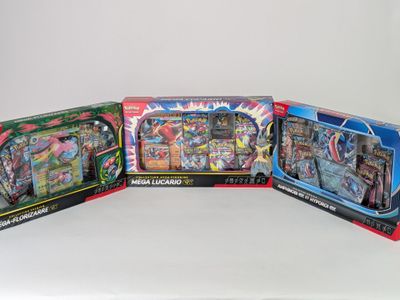 Trois types différents de puzzles Pokémon sont présentés les uns à la suite des autres