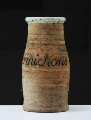 Gustave TIFFOCHE (1930-2011) Pot à cornichons à anses latéra…