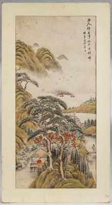 Suite de trois peintures à l'encre - Chine début XXe siècle