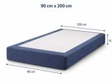 the mattress is made of foam and has no sheets on it