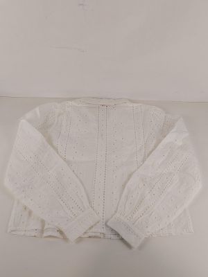 ONLY - Blouse ONLLORETTA - Broderie anglaise - Blanc éclatan…