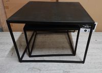 Lot de 2 tables basses gigognes QUINN, en manguier noir , di… (photo 3)