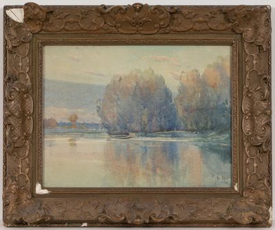 Emile APPAY (1876-1935). Point d'eau.