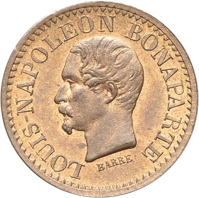 Gros plan sur une pièce de monnaie portant le visage d'un homme