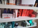 many different types of skin care products on the shelves