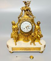 10803-25 / sur Z1 / Belle garniture de cheminée en albâtre e… (photo 2)