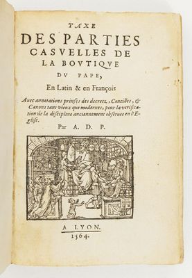 un livre ouvert sur lequel figure l'image d'un homme et d'une femme dans une pièce