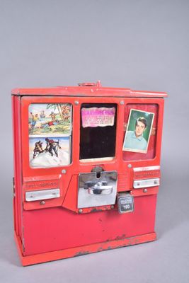 Distributeur de chewing-gum et de cartes à collectionner, Ve…