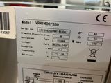 a label on the back of a machine that says circuit diagram