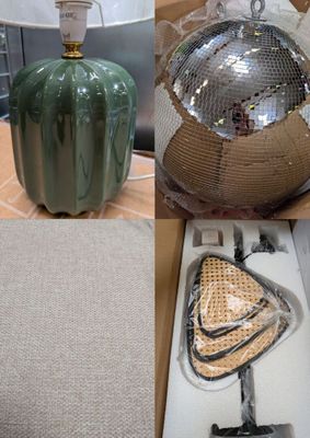 FORT ENSEMBLE DE PETITS MOBILIERS ET DECORATIONS (environ 1m…