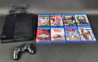 Console de jeux vidéo PLAYSTATION 4 avec 1 mannette et 8 jeu…