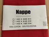 un gros plan sur un morceau de tissu posé sur une boîte en carton