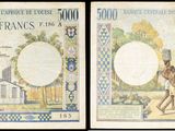 trois images différentes d'un billet de banque sur lequel figurent un homme et une femme