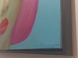 a picture of a painting hanging on the wall