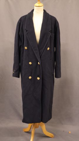 Manteau long en laine cachemire et Angora. Taille : 44-46 à vue. ...