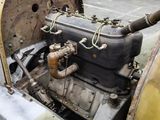 a close up view of an old engine in a car