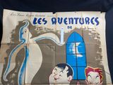 a poster of a boy and a girl on a wall